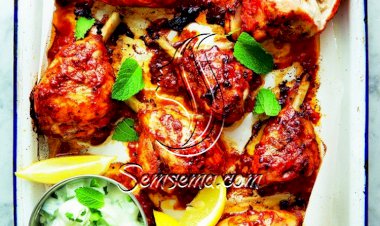 تندوري الدجاج مع صلصة الـرايتا
