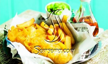 السمك والبطاطس المقليان