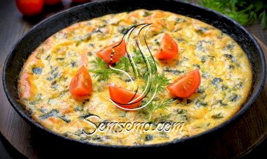 عجة الخضار المشوية للرجيم