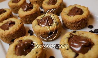 كوكيز النوتيلا بالفيديو