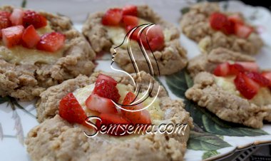 كوكيز تشيز كيك بالفيديو