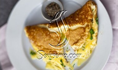 أومليت بالجبن لفطور صحي