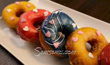 الدونات الملون بالفيديو