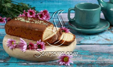 كيكة الفستق الحلبي بماء الزهر