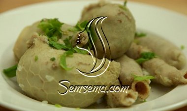 كروش محشية باللحم وفوارغ محشية (شخاتير )