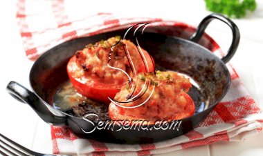 الطماطم المشوية بجبن البارميزان للرجيم