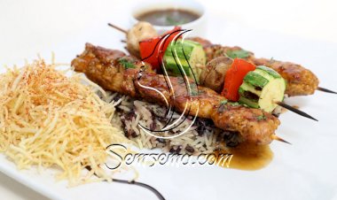 دجاج متبل مع الأرز