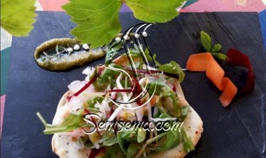 سلطة خضراوات الربيع لرجيم صحي