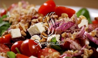 سلطة الجرجير مع السماق بالفيديو