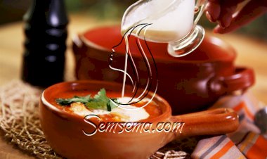 شوربة الشوفان بالدجاج والطماطم بالفيديو