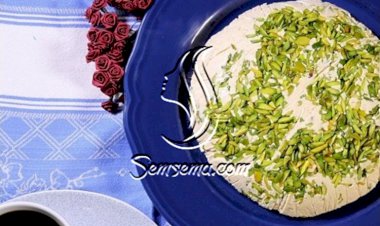 حلا الرهش بالفستق الحلبي بالفيديو