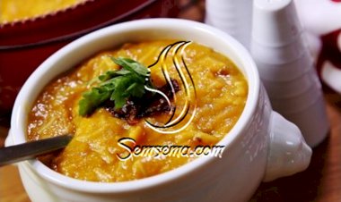 شوربة العدس بالشعيرية بالفيديو