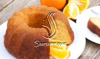 كيك البرتقال بلبن الزبادي