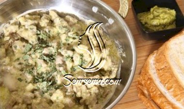 لحمة راس عصفور مع البيستو بالفيديو