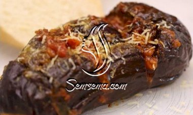 باذنجان بالجبن مشوي بالفرن