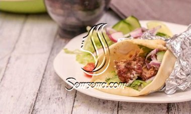 لفائف الكفتة المشوية مع الصلصة الحارة بالفيديو