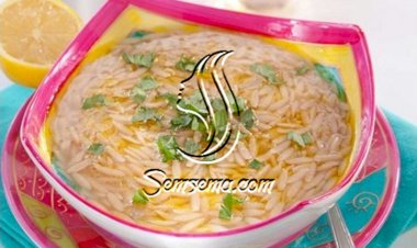 شوربة لسان العصفور لرجيم صحي