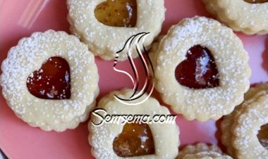 بسكويت (سابليه) بالمربى للعيد بالفيديو