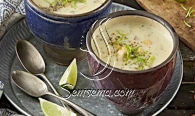 من ماجي شوربة الدجاج بالكريمة والشوفان