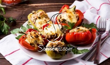 فلفل محشي باللحمة المفرومة