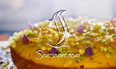 كيكة الزعفران بالفيديو