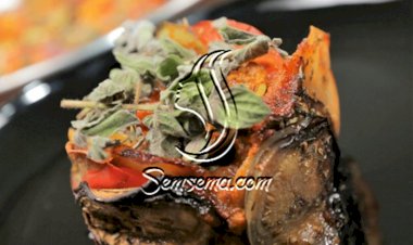 صينية الخضار المشوي بالصوص بالفيديو