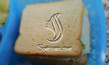كلوب ساندويش وجبة مدرسية شهية