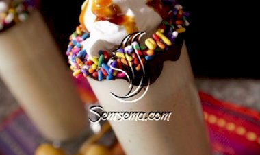 ميلك شيك تمر بالهيل بالفيديو