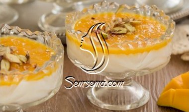 المهلبيّة بالمانغو والزعفران