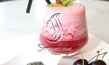 شاي الكرز بالنعناع