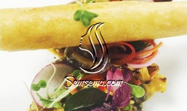 خبز دوسا مقرمش بالمسالا والفطر البري