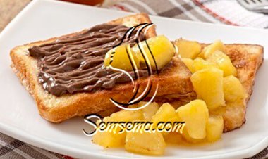 البريوش وساندويتش كريمة الشوكولاتة