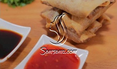 سبرينغ رول الخضار بالفيديو