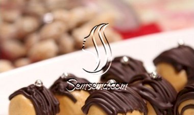 كرات زبدة الفول السوداني بالشوكولاتة بالفيديو