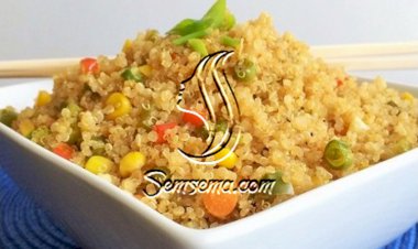 كينوا مطبوخة بالخضار للرجيم