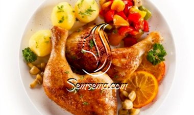 صينية خضار بالدجاج للريجيم