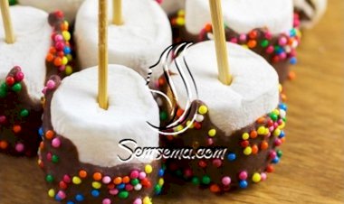 أعواد مارشميلو الشوكولاتة