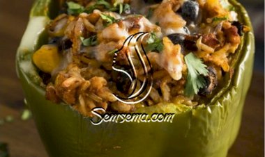 الفلفل الأخضر المحشو بالأرز