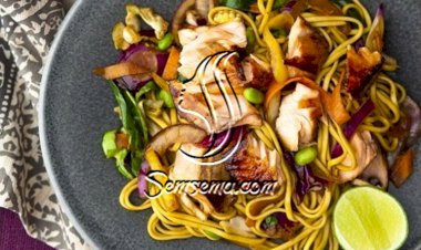 السلمون المُحمَّر على الطريقة الآسيويَّة