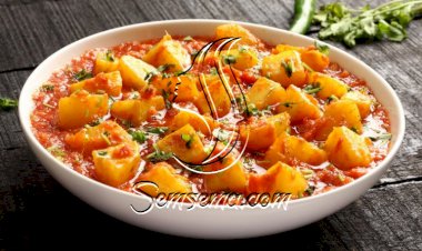 بطاطس بالأرز والصلصة