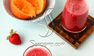 عصير الشمندر والبرتقال