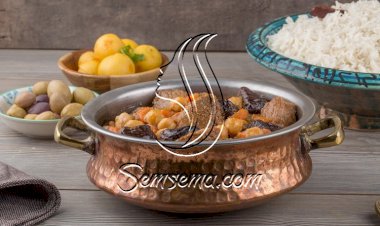 يخنة اللحم مع الحمص