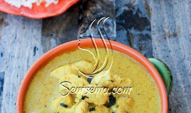 دجاج بحليب جوز الهند