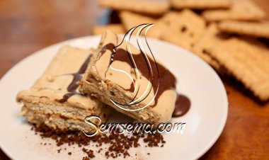 حلى النسكافيه بالبسكويت بالفيديو