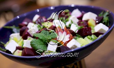 سلطة شمندر بالفيديو