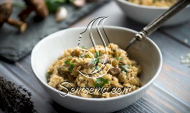 ريزوتو الفطر من المطبخ الإيطالي