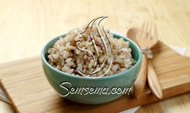 الأرز البني المفلفل لرجيم مثالي