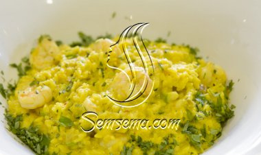 السليق بالروبيان والكوسا بالفيديو