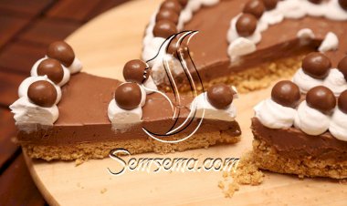 تشيز كيك الشوكولاتة بدون فرن بالفيديو