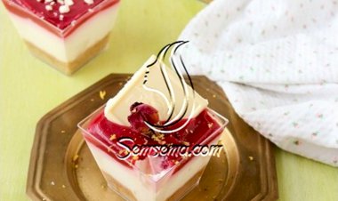 تشيز كيك الليمون البارد بالشوكولاتة البيضاء